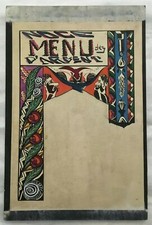 Aquarelle originale Menu