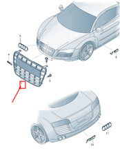 AUDI R8 Spyder 42 Calandre