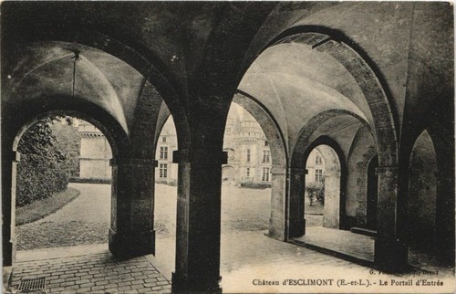 Cpa chateau esclimont le - d'esclimont,