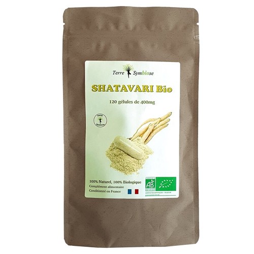Shatavari bio 120 gélules - shatavari,