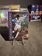 Carte SEASON LEADERS n°SL07 Sonny ANDERSON Marseille Panini Official Cards 1995