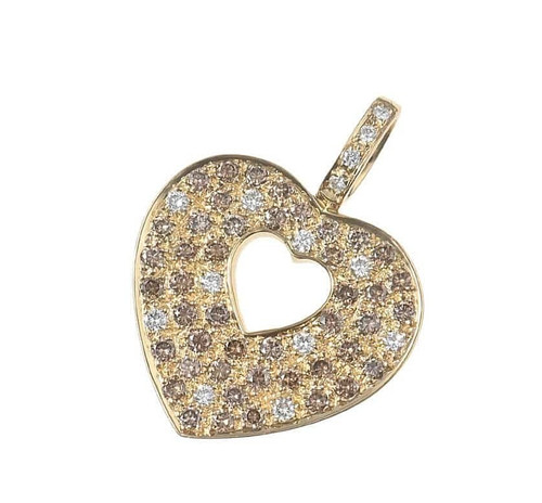 Poiray heart brown diamond - poiray,