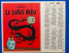 Calendrier Tintin -le lotus