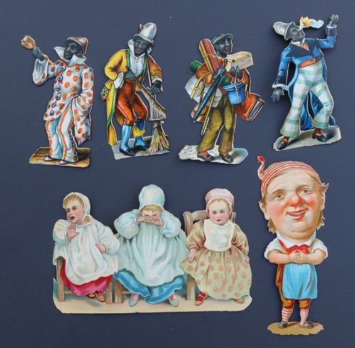 Lot découpis personnages - 6,
