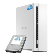 Qnap Ts-133 Home Nas 2 Go Ram 1 Baie Slot Unique 3,5" 500 Go Hdd Reconditionné