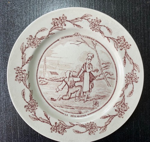 Assiette déclaration 1 - la, n°1
