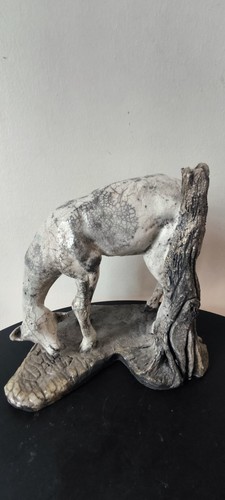 Raku mouton céramique animal - raku,