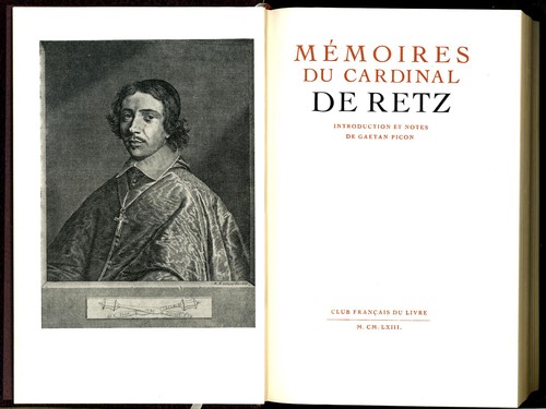 Mémoires cardinal retz - mémoires,