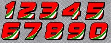 STICKER NUMERO COURSE RACING