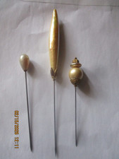 3 aiguilles épingleS  à