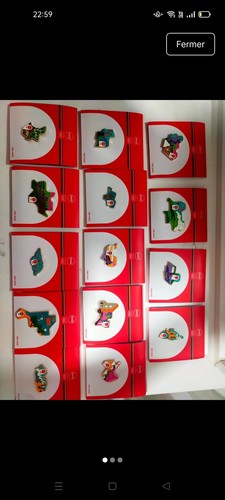 Très rare coffret pins - , jeux