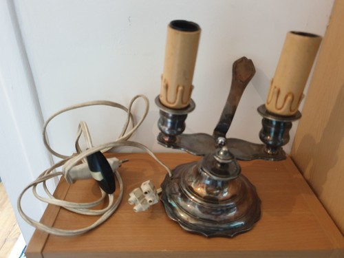 Lampe bouillotte bronze - lampe,