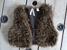 Gilet fourrure moumoute sans