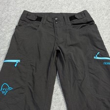 Pantalons Mi-Lourds Norrona Femme Svalbard Taille XS Noir Randonnée Camping