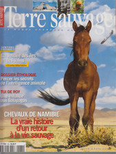 REVUE *TERRE SAUVAGE N° 160  AVRIL 2001*  (LES CHEVEAUX DE NAMIBIE)