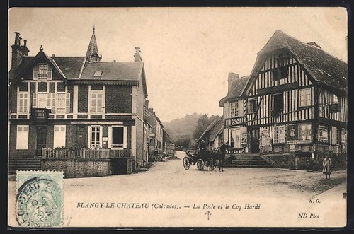 Cpa blangy chateau la - cpa, blangy-le-chateau,