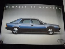 AFFICHE POSTER RENAULT 25 GTS MANAGER - R25 GTS MANAGER - 1987