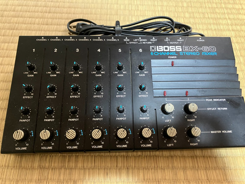 Boss channel tabletop - bx-60, 6-channel