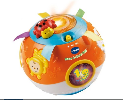 Vtech move and crawl - crawl, ball