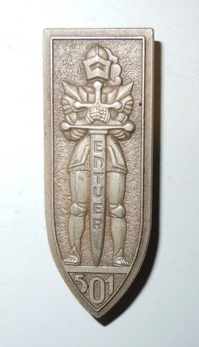 Insigne 501 regiment de - 501°,
