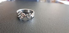 Bague Argent 925 LOVE Taille