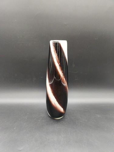 Vase verre soufflé tourbillon