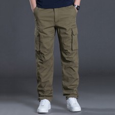 Hommes Multi Poches Cargo