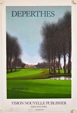 Affiche DEPERTHES 1988 Exposition Vision Nouvelle Publisher