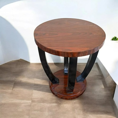 Table basse ronde bois - basse, en