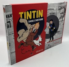TINTIN dans l'Histoire - Coffret NEUF - 2 livres HISTORIA - Ed. Moulinsart 2014