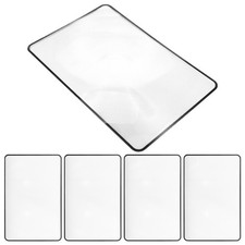  Lot de 5 loupes de lecture avec marque-page : lentille de Fresnel fine et