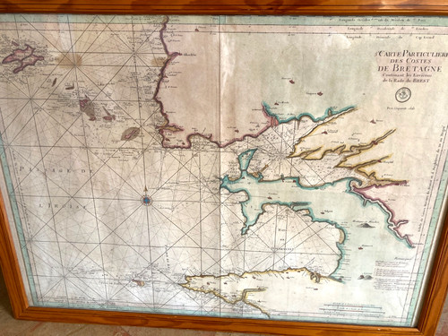 Tres grande carte maritime
