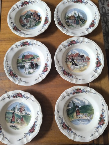 Jolie suite six assiettes - jolie,