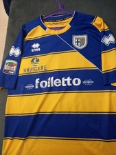 maillot porte PARME F.C. Joueurs PALETTA TAILLE XL FLOQUAGE Abîmé Voir Les...