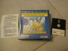Jeu Amstrad CPC 6128 - A LA DECOUVERTE DE LA VIE BIOLOGIE - Coktel Vision