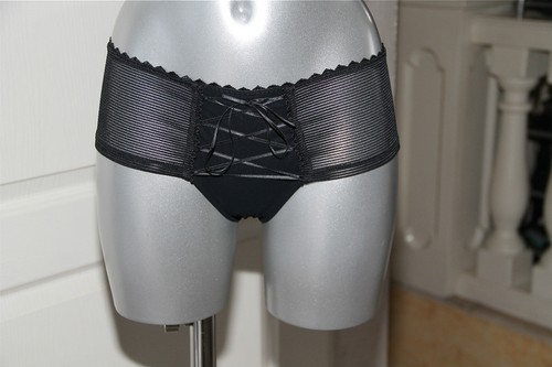 Panty culotte lycra noire - panty,