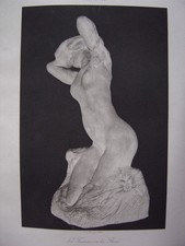 Sculpture d' Auguste RODIN   La femme et la fleur