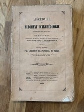 Livre  Abécédaire ou Régiment D'Archéologie par M. De Caumont 1858 (L7C)