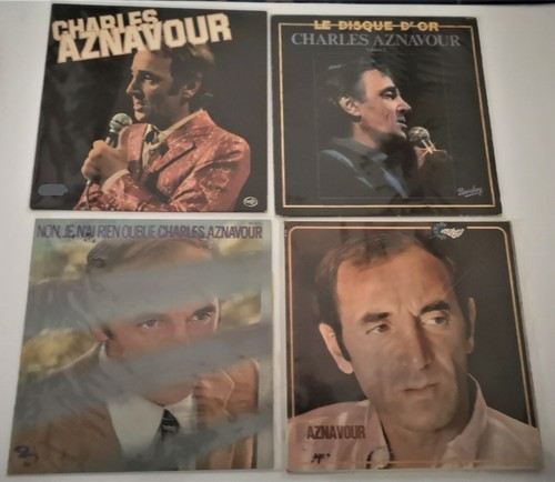 Charles aznavour lot disques - lot,