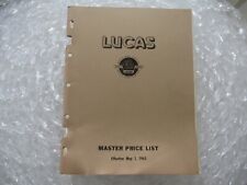 '63 LUCAS EQUIPMENT MASTER