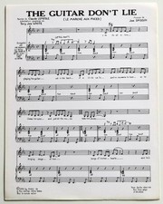Partition vintage sheet music