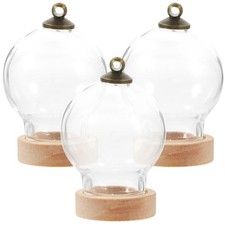 Cloche d'affichage en verre de