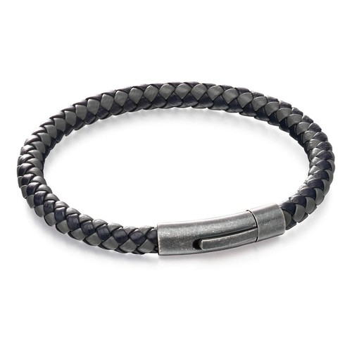 Bracelet cuir tissé - en,