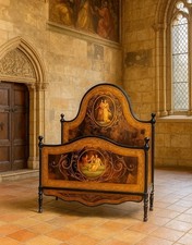 Lit double ancien italien Napoléon III