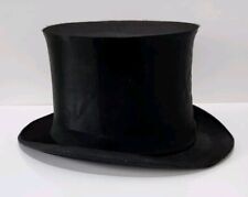 Ancien Chapeau Noir Haut de