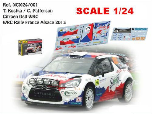 Decals citroën ds3 wrc - ds3,