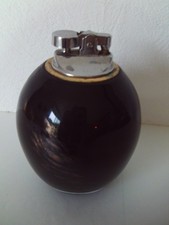 PEU COURANT vintage Porte brique en verre plein signé avec motifs saumâtre