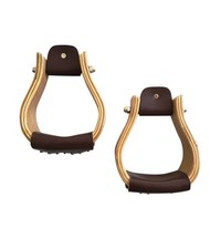 Étriers western en bois de