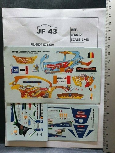 Lot decals peugeot 207 - 3,
