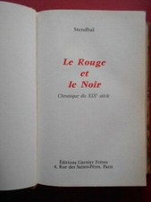 Le Rouge et le Noir - Stendhal